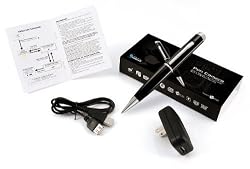 Original Sphere Pen Camera - Hidden Video Spy Pen in Silver-trimmed Black Executive Pen. 100% Genuine Sphere Gadget Technologies brand product. 640 x 480 pixel. 4GB. Comes in original Sphere gift box with official logo marked.
