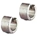 Jewelry : Stainless Steel Opaque Cross Earrings