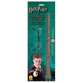 Harry Potter Accessory Kit - Includes Wand and Glasses