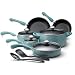 Paula Deen Signature Porcelain Nonstick Cookware 12 Piece Set in Robbi