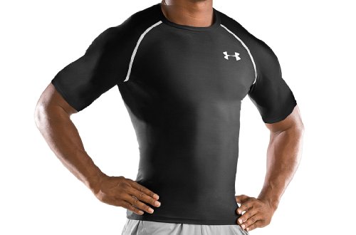 Mens HeatGear® 1/2 Sleeve Compression T Tops by Under Armour