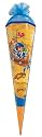 PIRAT PIRATEN mit Goldglitzerfolie 85cm 85 cm SCHULT&Uuml;TE ZUCKERT&Uuml;TE mit fester Spitze Lizenz Hama