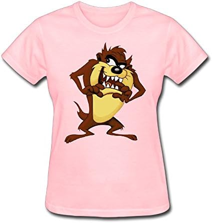 Short Sleeve Taz Tasmanian Devil Mens Classic Women's Tshirts Pink