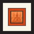 Red Buddha Framed Art
