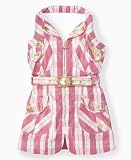 House of Dereon Girls Jaden Plaid Halter Romper