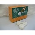 36 Beeswax Tea-Light Candles in IVORY - Plastic Cups - 100% Beeswax Candles