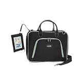 Commuter Bag in Black with Seafoam Accents by Baggallini