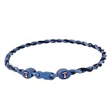 Tennessee Titans Titanium (Double Braid) Core Sport Necklace