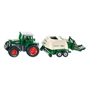 Siku - 1628 - V�hicule sans piles  -  Tracteur avec botteleuse - 1,64 �me