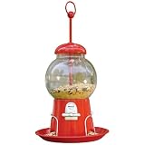 NewCreative24700FeatheredGardenBirdFeeder,GumballMachine,8.25-InchesDiameterx15.25-InchesLong