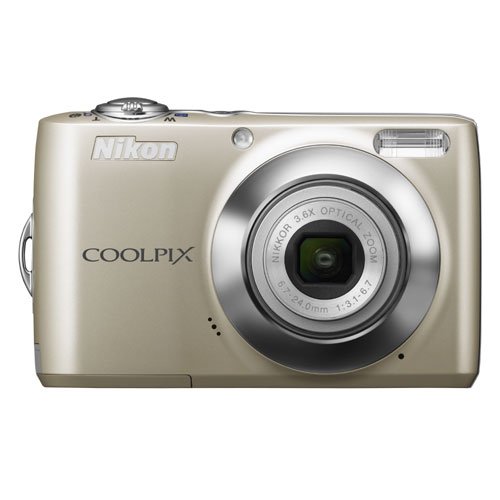 Nikon COOLPIX L24 14 MP Digital Camera with 3.6x NIKKOR Optical Zoom Lens and 3-Inch LCD (Silver)