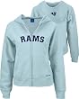 St. Louis Rams Light Blue Junior's Full Zip Hooded Sweatshirt