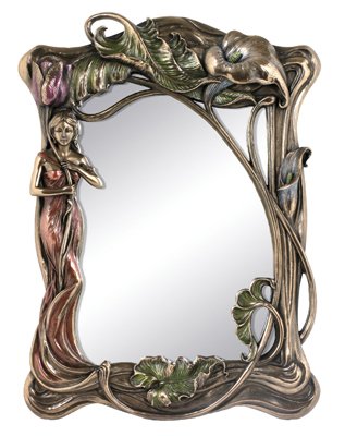Calla Lilly Mirror Collectible Fairy Decoration Figurine Sculpture