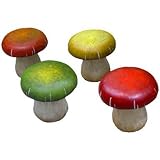 Toadstools, Set of 4