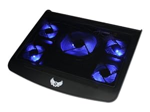 Notebook Cooler Stand | 5 x Ventilateurs | 2 x USB | 10 17" POUCES