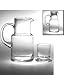 Classic Clear Bedside/ Deskside Water Set