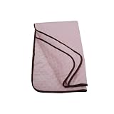 American Baby Company Minky Dot Crib Comforter with Chocolate Trim, Pink by American Baby Company