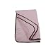American Baby Company Minky Dot Crib Comforter with Chocolate Trim, Pink