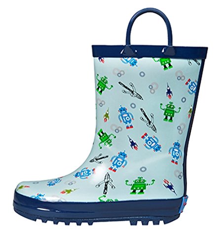 RanyZany Robot Rain Boot for Boys-Satisfaction Guaranteed