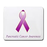 Pancreatic Cancer Awareness Ribbon Mouse Pad