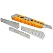 Utility Knife Retractable Razor Cutter & 10 Blades