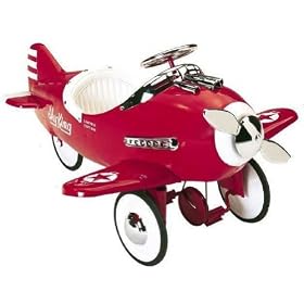 PEDAL CAR Sky King Pedal Plane FREE SHIP! by AIRFLOW