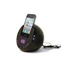 Sigmatek HF-IPS-10B - Radio despertador con base para iPod e iPhone, color negro