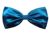 Large Teal Anastasia Inspired Satin Hair Bow (Barrette)