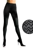 SPANX Patterned Chevron Tight-End Tights Hosiery
