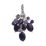 Carolyn Pollack Sterling Silver Color Connections Purple Elegance Tassel Enhancer