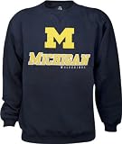 Michigan Wolverines Navy Guardian Crewneck Sweatshirt