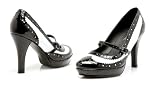  : 414-Flapper, 4" Heel Wingtip Mary-Jane Pump in Sizes 5-12, by Ellie Shoes
