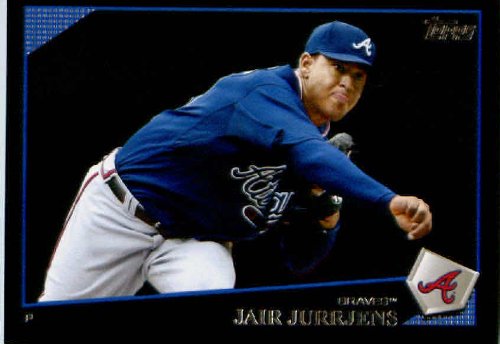 2009 Topps Black Border Baseball Card # 203 Jair Jurrjens Atlanta Braves Mint Condition - Shipped In Protective Screwdown Display Case!