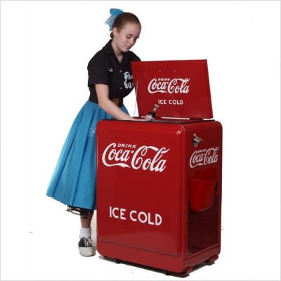 American Retro AR-15002 Classic Coca-Cola Refrigerated Machine