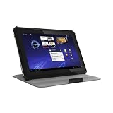 iBUFFALO docomo ARROWS Tab LTE F-01D レザーケース 液晶保護フィルム付 BSTPF01NLBK