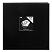 Pioneer 12 Inch by 12 Inch Snapload Sewn Leatherette Frame Cover Memory Book, Black