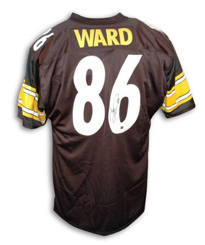 Hines Ward Pittsburgh Steelers Autographed Black Throwback Jersey