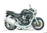 Review The Moneyman  / SUZUKI BANDIT 1200 KOOLART image CERAMIC MUG 1286