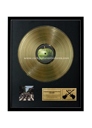 RGM1094 The Beatles Abbey Road Gold Disc 24K Plated LP 12''