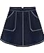 Face N Face Women and Girls' Cotton Denim Summer A Line Short Mini Skirt