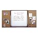 Ghent C244L Enclosed Conference Cabinet, With Melamine Markerboard and Cork Bulletin Boards, Oak