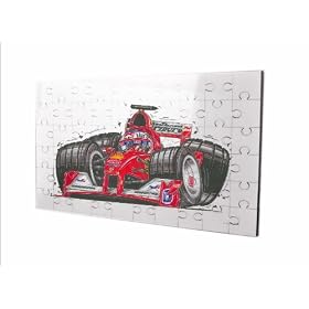 F1 FORMULA 1 FERRARI BARRICHELLO KOOLART PUZZLE (60 PIECES) Freet PERSONNALIS�. 1070