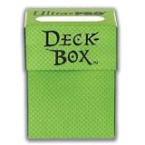 1 (One) Ultra Pro Deck Box - Ultra Pro Deck Textured Box: Atomic Green (YuGiO! or Pokemon or Magic)