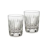 WATERFORD CRYSTAL LOGAN DOUBLE OLD FASHIONED PAIR