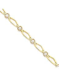 14k AA Diamond tennis bracelet Diamond quality AA (I1 clarity, G-I color)