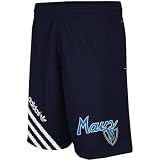 Dallas Mavericks Navy adidas Originals 90's Script Mesh Shorts
