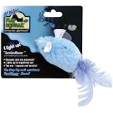 OurPets Play-N-Squeak at Night Twinkle Mouse Light-Up Cat Toy