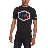 RVCA Men's Oiler T-Shirt, Black, Medium