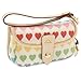 Dooney Bourke Rainbow Heart Flap Wristlet Case Bag for IPOD White