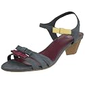 Camper Women's Twins Leather Suede Heel